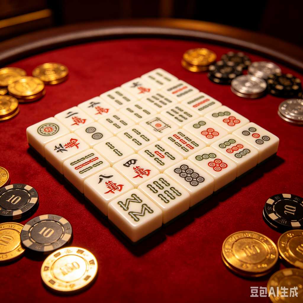 shiny mahjong tiles luxury